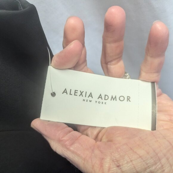 NWT Alexia Admore Sleeveless Black Dress Size Small - Picture 10 of 15